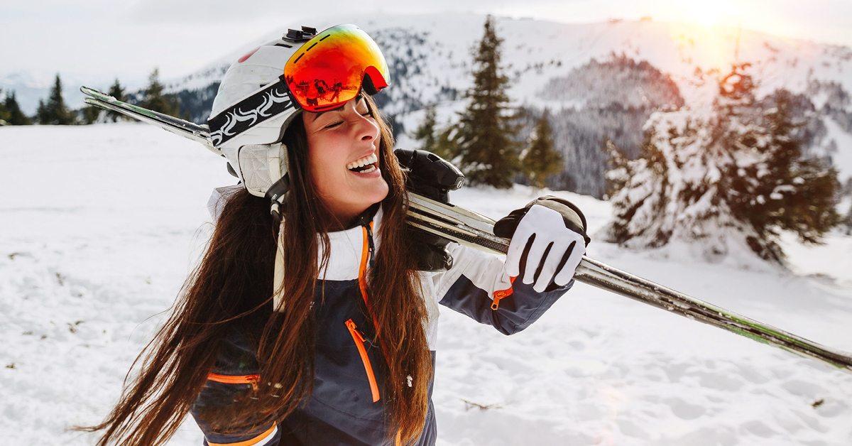 Person on a Ski Holiday